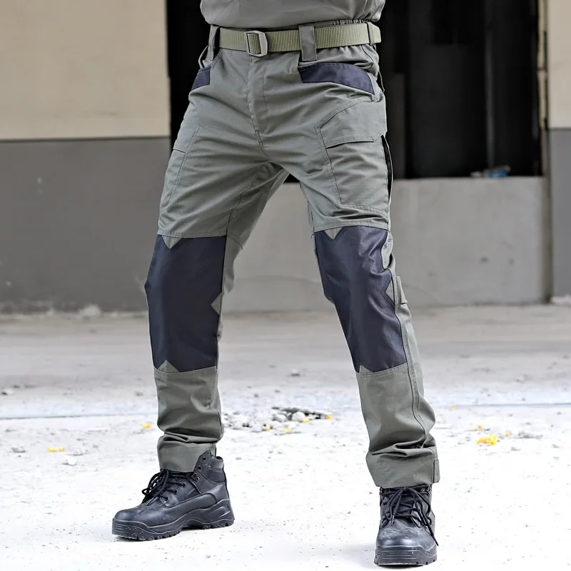 Tactical Pants Men Summer Work Wear Cargo Pant IX6 Raider Outdoor Multi-pocket Hunting Ripstop Camo Loose Hiking Trouser Spring