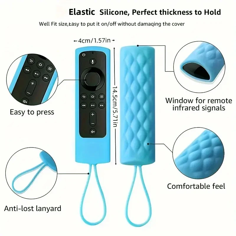 Silicone Remote Case 1/2/3/4 Luminous Series Durable Non-Slip Grip Protector Case Tv Recorder Accessory