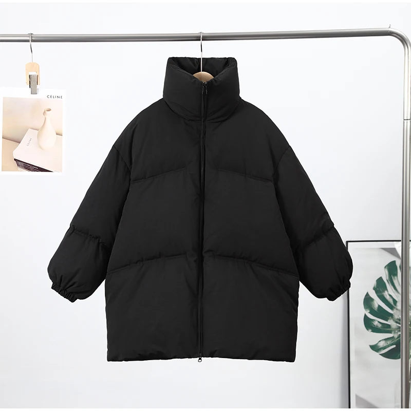 Karierte Pufferjacke für Damen, modisch, abnehmbare Kapuze, Krawatte, Schal, volle Ärmel, Mantel, 2025, Herbst-Winter-Dame, täglich, lässige Oberbekleidung – Detail 3