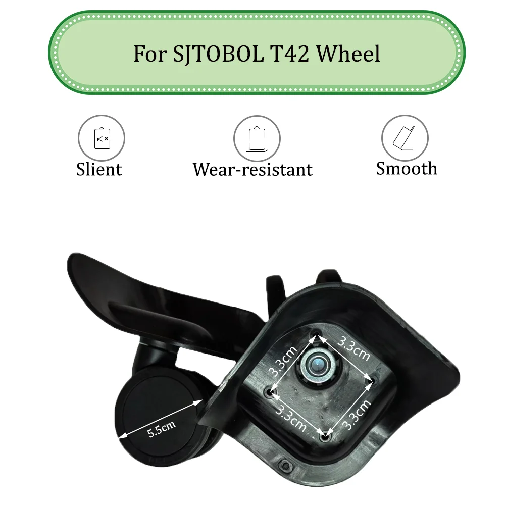 

Suitable For SJTOBOL T42 Universal Wheel Trolley Case Wheel Replacement Luggage Pulley Sliding Casters wear-resistant Repair