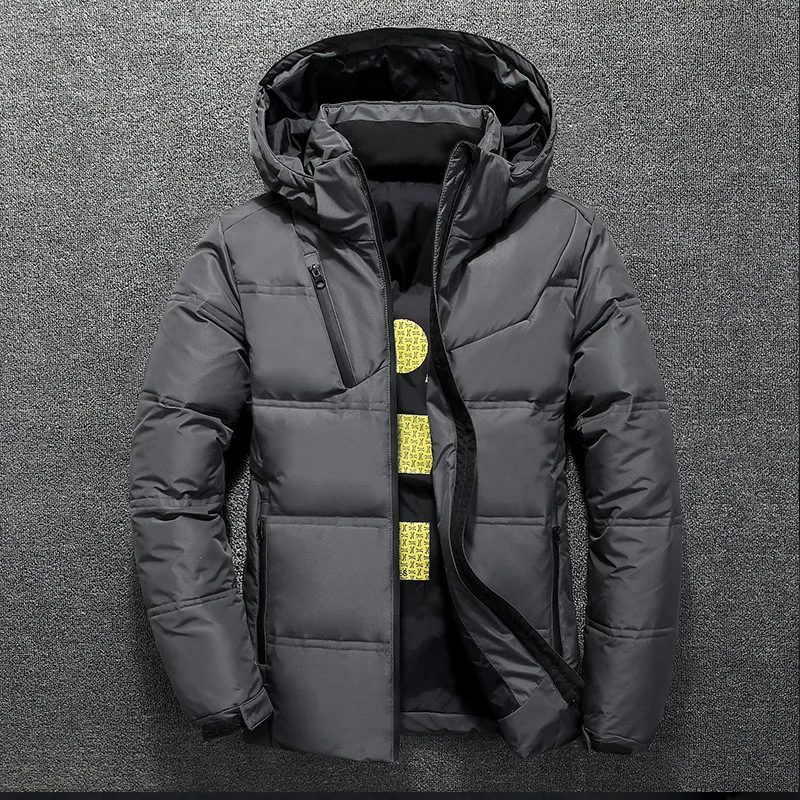 2023-Winter-New-White-Duck-Down-Jacket-Men-s-Warm-Solid-Color-Hooded ...