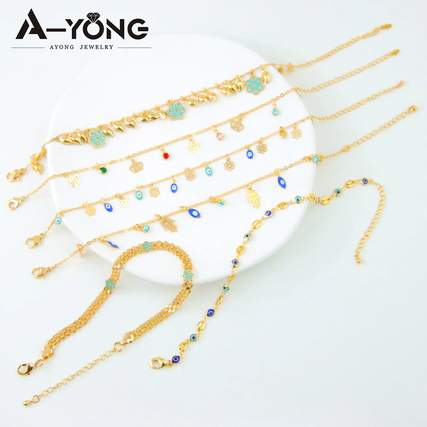 Acquista Bracciale Da Donna Chromatine In Taglio Ovale 0.4 Carati , Oro Rosso 375 Diamante - Foto 3