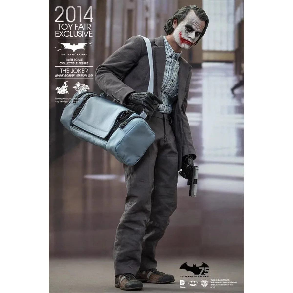 

Stock Original HOTTOYS HT MMS249 The Dark Knight 1/6th Scale The Joker Bank Robber Version 2.0 Movie Character Model Collectible