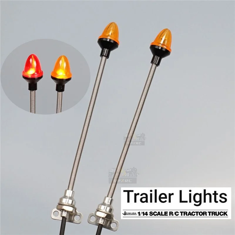 

RC Dump Truck The Width/Warning/hazard Lights LED Spring Lamp for 1/14 Tamiya SCANIA 770S R620 VOLVO BENZ Arocs MAN TGX LESU Car