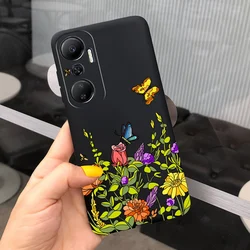 Stylish Art Painted Soft Silicone Phone Case Cover for Infinix Hot 20i (Black 1692)