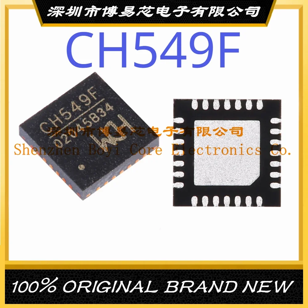 CH549F Package QFN-28 51 Series 48MHz Flash Memory: 64KB RAM: 2.25KB Microcontroller (MCU/MPU/SOC) IC Chip stc12c5a60s2 35i lqfp44 package lqfp 44 51 series 35mhz flash memory 60kb ram 1 25kb microcontroller mcu mpu soc