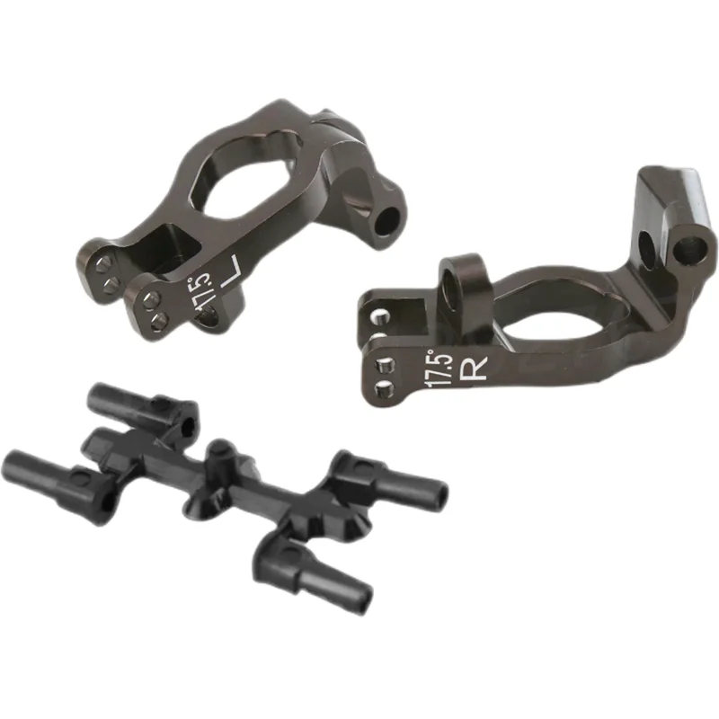 2 Pezzi Metallo 17.5 Gradi C-Hub Carrier Caster Block Ifw474 Per Kyosho Mp9 Mp10 1/8 Rc Car Upgrade Parts Accessori
