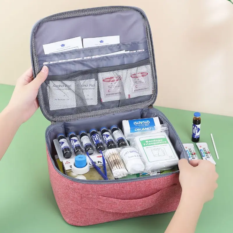 Family First Aid Kit Portable Outdoor Travel Storage Bag Household Large Capacity Layered Medicine Storage Bag 4 Family First Aid Kit Portable Outdoor Travel Storage Bag Household Large Capacity Layered Medicine Storage Bag 4