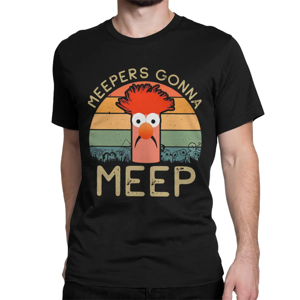 thumbnail image 1 of Camisetas de los Muppets Meepers Gonna Meep para hombre y mujer, de algodón, increíbles camisetas de cuello redondo, de manga corta, tallas grandes, 1 of 6
