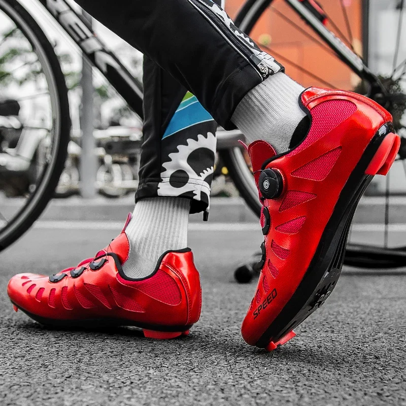 Cycling Shoes Mtb Road Bike Boots Cleats Shoe Non-slip Men Mountain Bicycle Flat Sneakers SPD Racing Speed Cycling Footwear