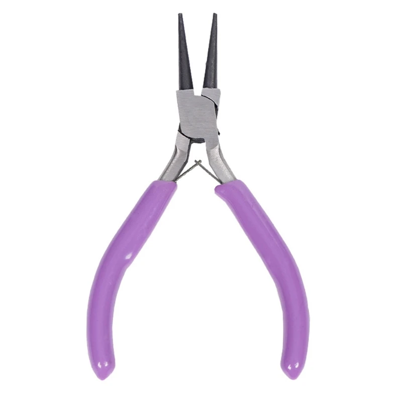 바늘 코 펜치, 둥근 코 펜치 및 보석 만들기/수리를위한 와이어 커터와 펜치 도구를 만드는 3Pcs 쥬얼리