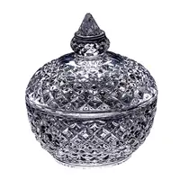 Glass Storage Jar Decorative Candy Bowl for Dried Fruit Candy Buffet Bar 1