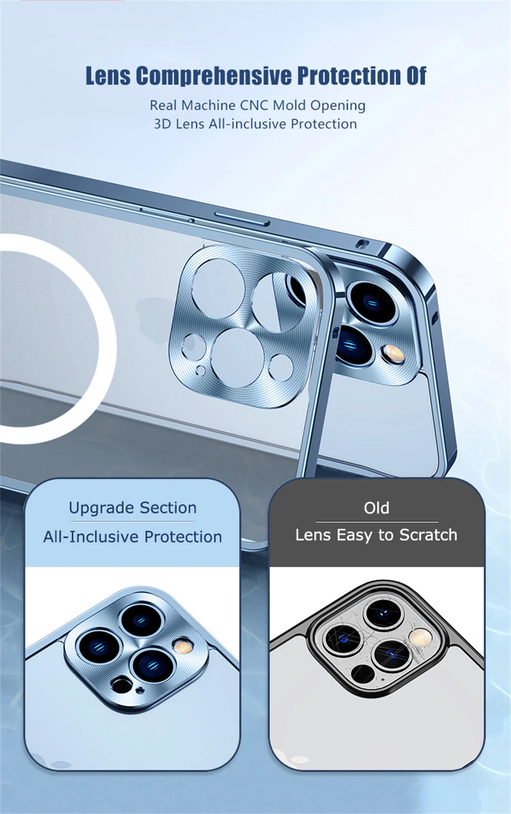 magsafe charger amazon Luxury Metal Magnetic Matte Phone Case For iPhon 12 13 Pro Max Magsafe For Iphone 11 Promax Magnet Ring Covers Wireless Charging apple mag safe charger