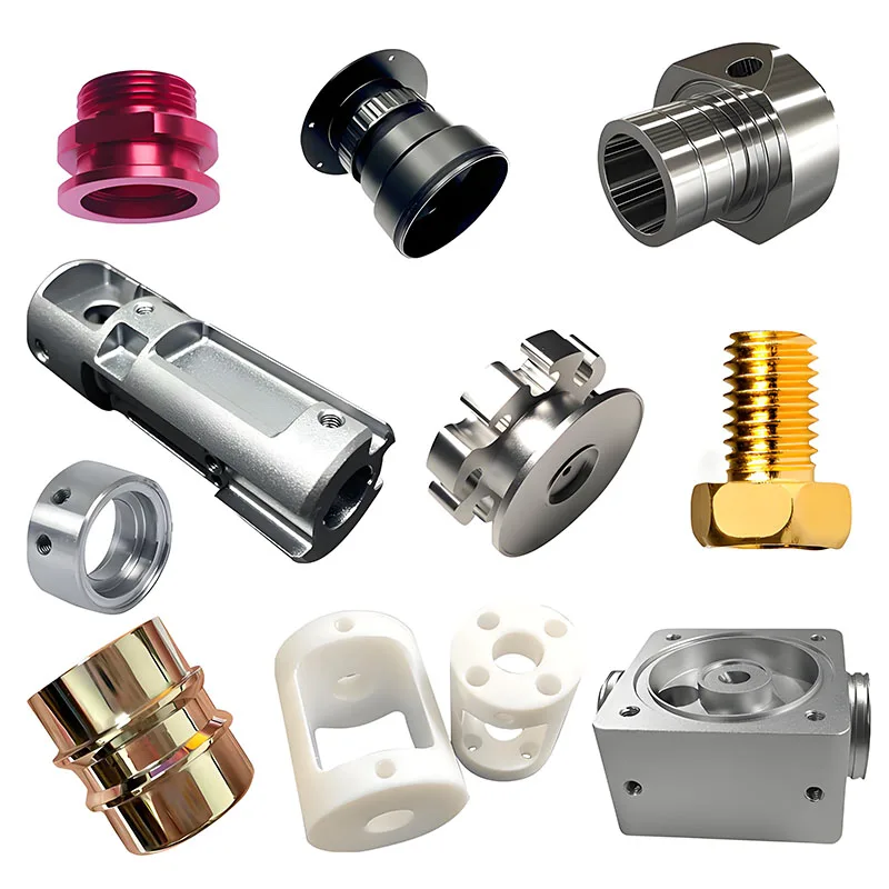 เครื่องจักรกลซีเอ็นซีแบบกําหนดเองกลึงอลูมิเนียมอะโนไดซ์ 6061 7075 ชิ้นส่วน 1