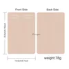 Silicone Practice Skin Permanent Makeup Training Latex Sheet Double Sided Print with Brows Design for Brows