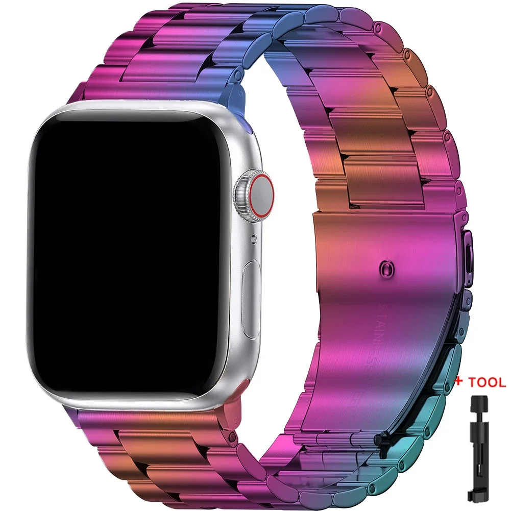 Premium Stainless Steel Watch Strap - Metal Band