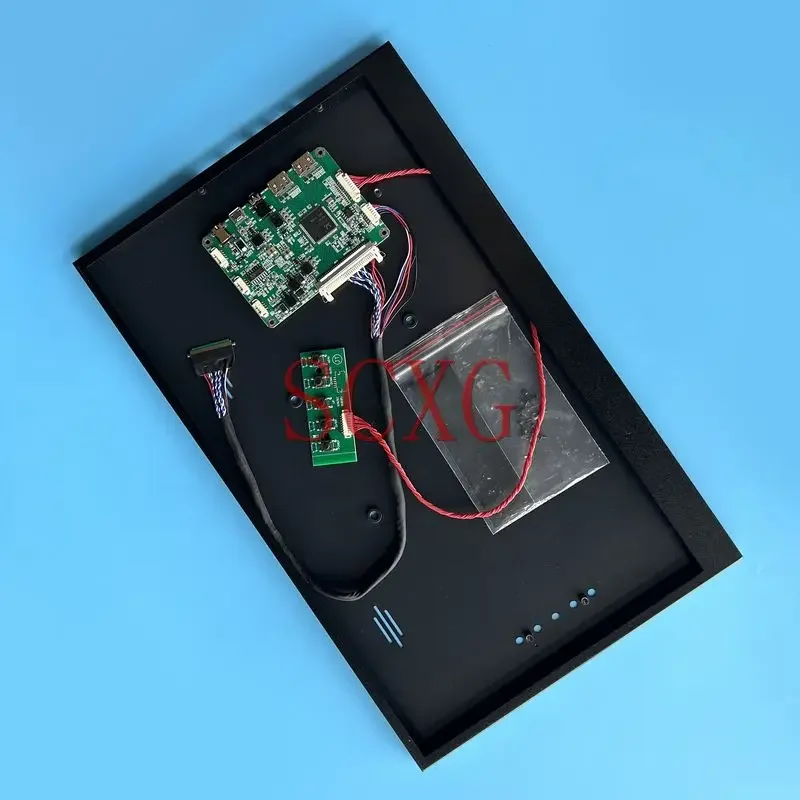

Fit HT140WXB Controller Driver Board+Metal Case Portable Refit Display LVDS 40 Pin DIY Kit 1366*768 2 Mini-HDMI Micro USB 14"