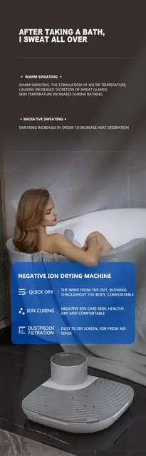  SABYDICAR Full Body Dryer after Shower,Negative Ions