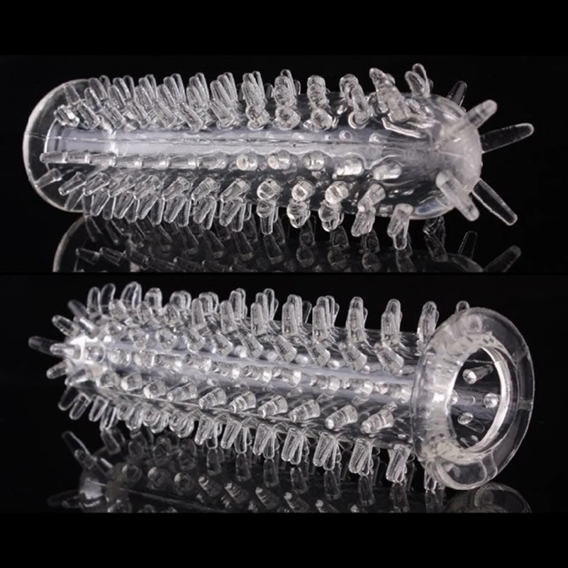 Extender Ribbed Penis Sleeves Lasting Textured Dotted G-spot Clitrios Delay Cock ring Masturbat Vibrator Sheath Enlarger Sex Toy
