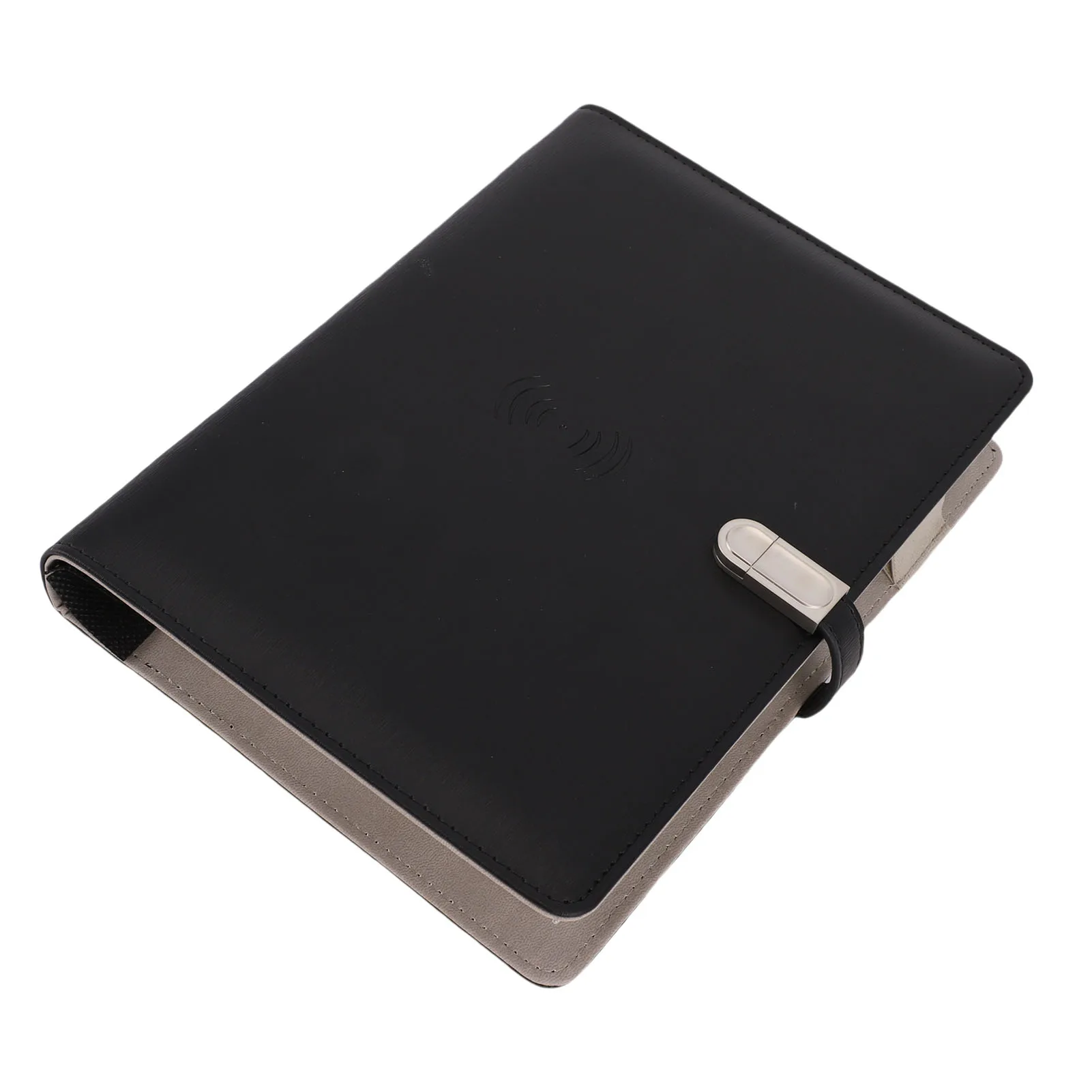【New】Wireless Charging Notebook Personalized Travel Journal with Light Refillable School Professional Notebook with Power Bank
