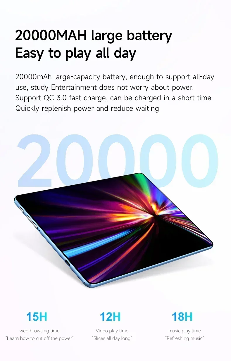 IPad Air Pro 11 inch Global Edition Original Tablet 22GB 1TB Android 14 4K HD 5G Dual SIM Video Call WIFI HD Screen Tablet