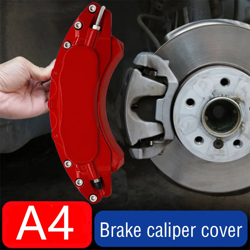 

For Audi A4 Brake Caliper Cover Aluminum Kit Fit Avant 3.0 2.0T TDI quattro 2016 2010 Avant 2013 2009 2003 Avant 3.0TDI 2008