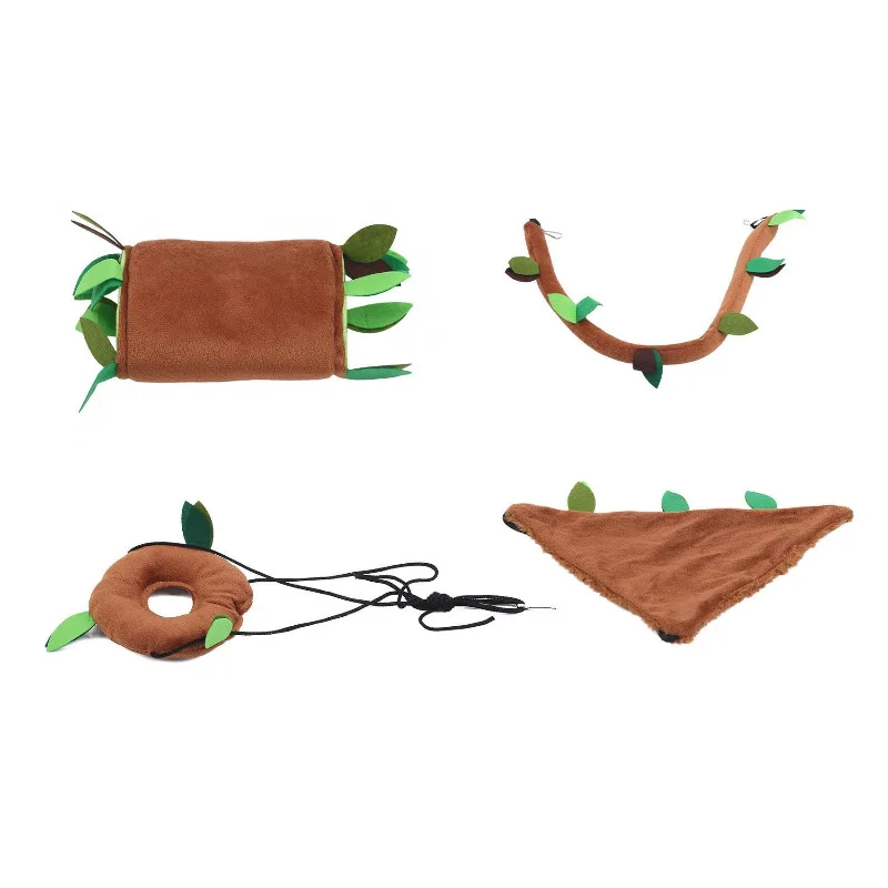 Hamster Accessories Hamster Cage Hammock Small Pet Toy Small Pet Tunnel Log Chinchilla Squirrel Toy House 6