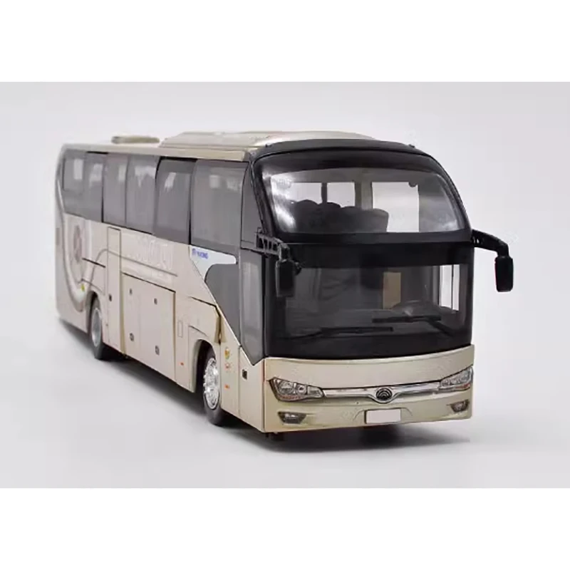 

Литой в масштабе 1:43 оригинальный Yutong Bus ZK6128HQB модель автомобиля из сплава изысканный готовый продукт имитация игрушки подарок
