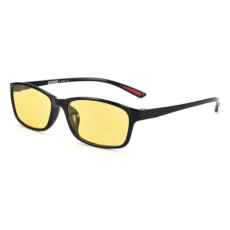 Enhanced Night Vision Retro Square Frame Eyeglasses
