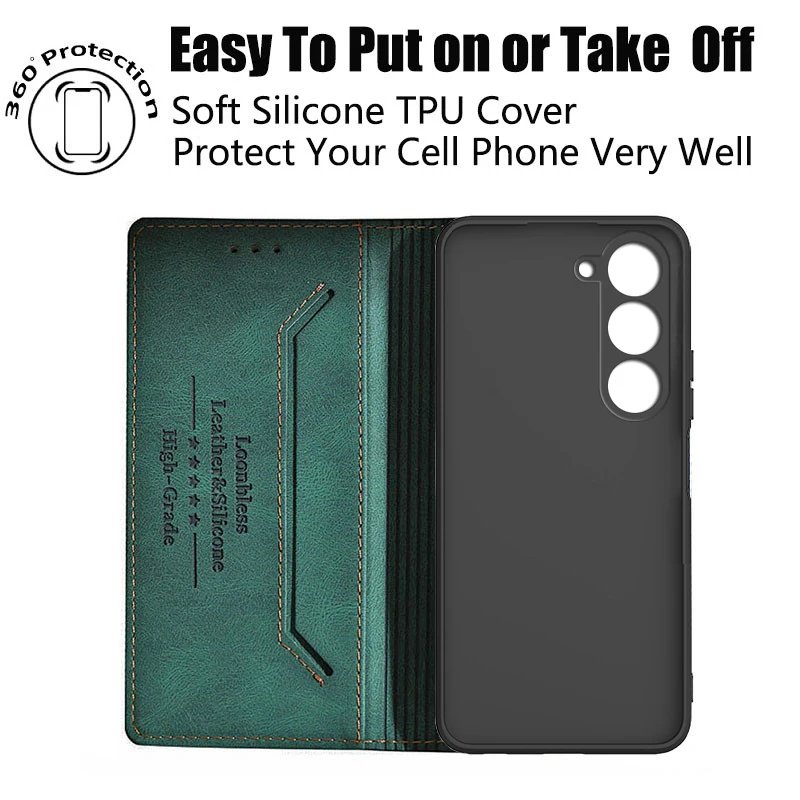 Leather Flip Phone Case Skin - Elegant Design and Durable Protection