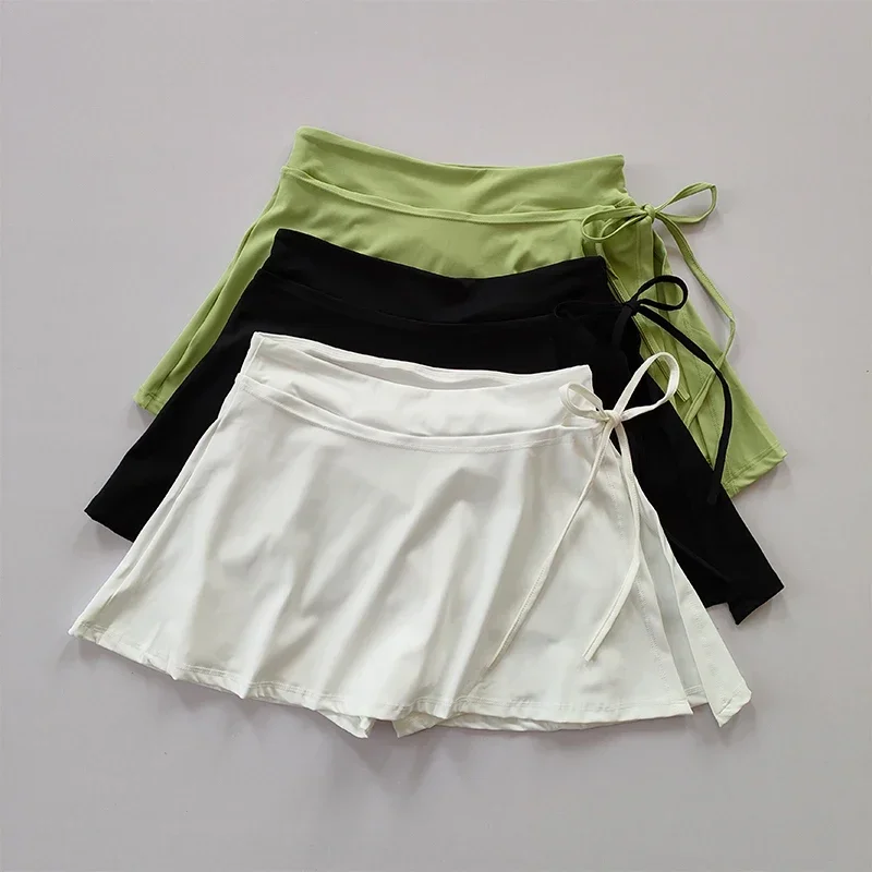 Summer Women's Skirts Fashion Sexy Mini Elastic Pleated Sun Skirts For School Girl Uniform Korean Black High Waist Tennis Skirts