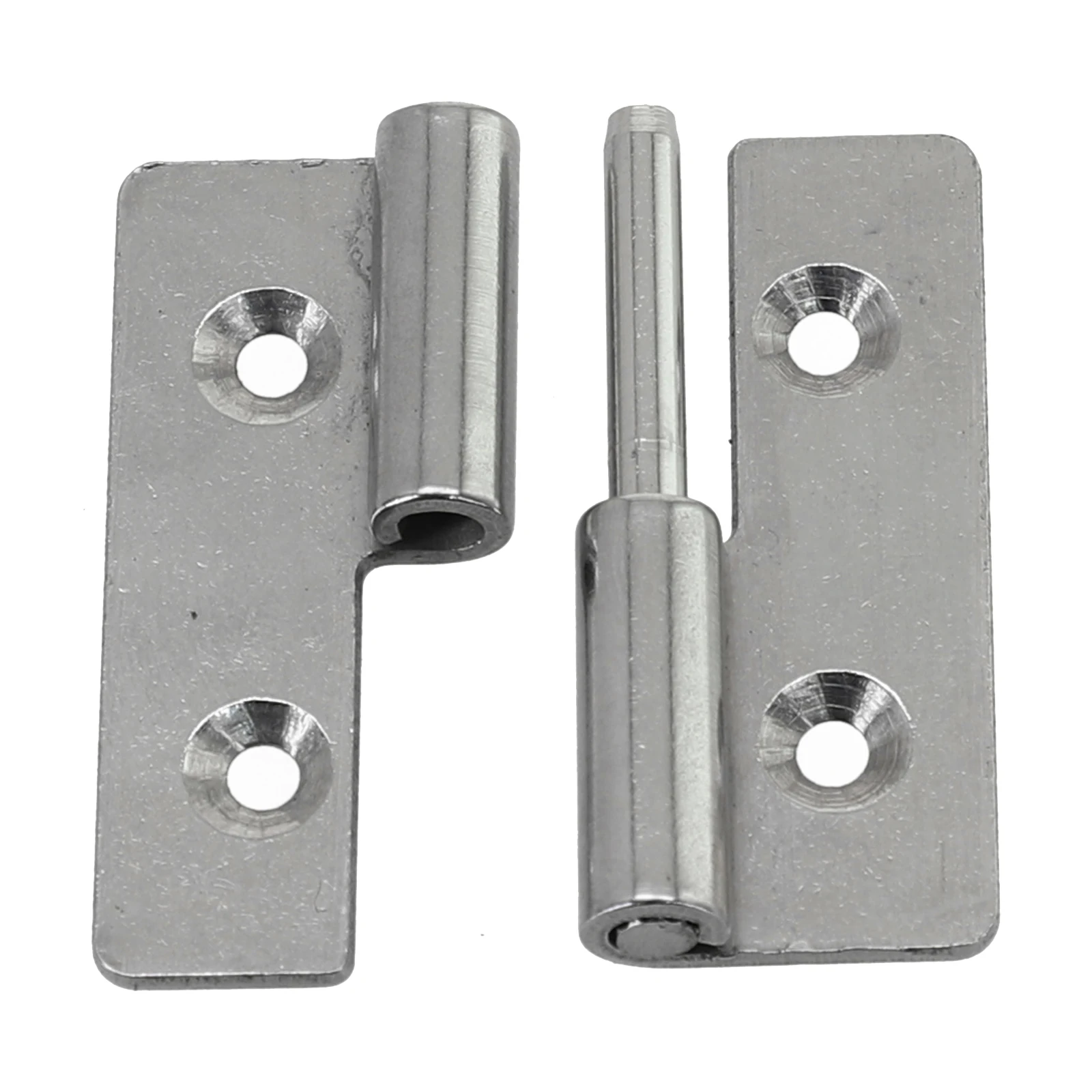 1pc Detachable Hinge Slip Joint Lift Flag Off Door Hinge Stainless Steel Door Connector Left Right Flat Hinge Furniture Hardware