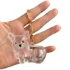 Dog Hair Collection Pendant Hair Storage Box Charm Pet Cute Keychains Clear Plastic Pet Hair Capsule Souvenirs DIY Gifts 5