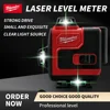 Milwaukee Laser Level Green 16 Lines 4D Self Leveling 360 Horizontal And Vertical Super Powerful Laser level Beam Construction 1