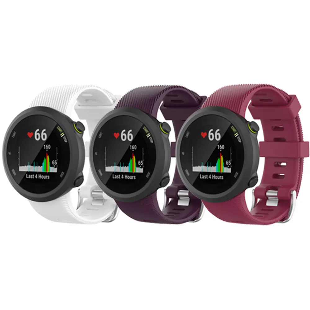 

3 pcs Wristband Band Straps For Garmin Forerunner 45 45S Silicone Replacement Smart watch Fashion strap accessories with Tool