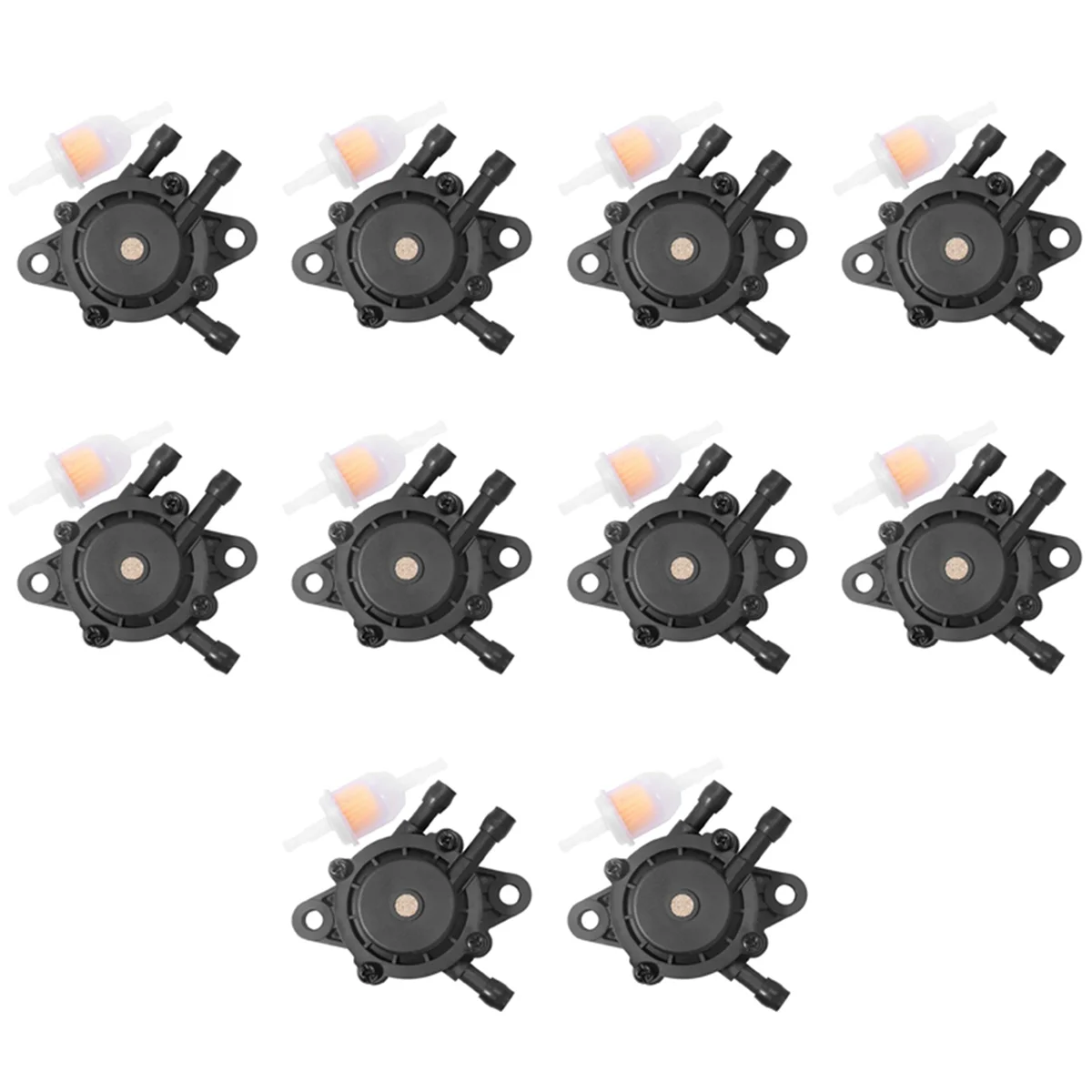 

10X Fuel Pump for Kohler 17HP-25 HP Small Engine Lawn Mower Tractor, with Fuel Filter for Honda Yamaha Briggs