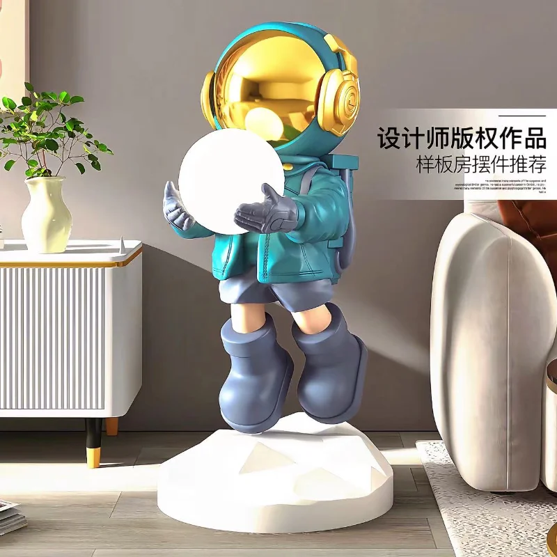 Large Floor-standing Astronaut Ornaments, Astronaut Ornaments, Home TV Cabinets, Living Room Sofa Decorations, Smart Decorations 3