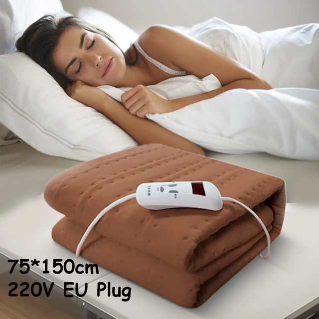 Manta eléctrica automática de 220V, termostato de calefacción, manta para  el cuerpo, calentador de cama, colchón eléctrico, alfombrilla calentada,  enchufe europeo - AliExpress