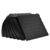 SucceBuy Garage Tiles Interlocking 12in 25/50Pcs Garage Floor Covering Tiles Non-Slip Double-Sided Texture