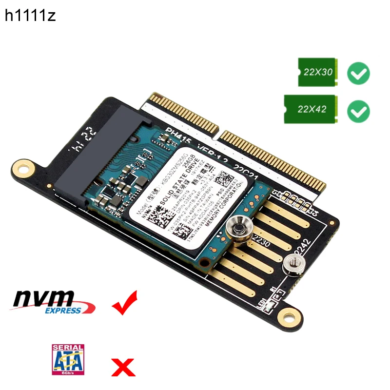 A1708 Ssd Adapter Card Reader M Key Nvme M2 Ssd Adapter Card Ngff M.2 Ssd Riser Per Apple Macbook Pro Retina 13 "A1708 2016 2017