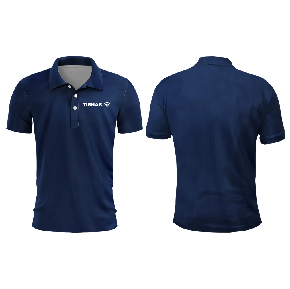 

Contrasting Colors Men's Table Tennis Men's Golf Polo Shirt Quick Dry Breathable Men's Badminton Tennis Polo Shirt