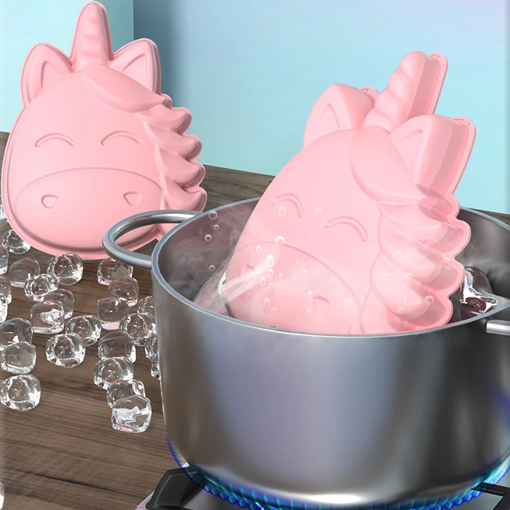 Large Unicorn Silicone Cake Mould Horse Shape Pizza Decorating