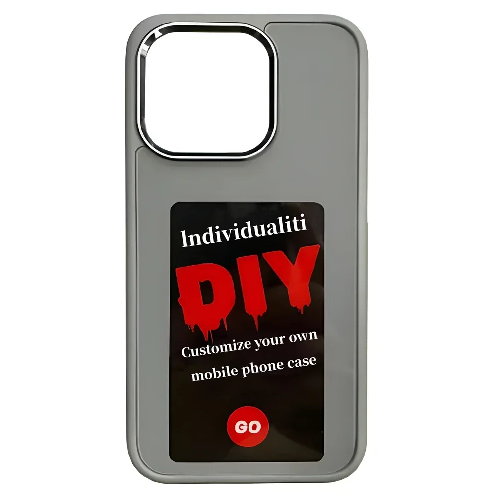 E-Ink Display Smart NFC Refresh Phone Case - DIY Back Display Protection, Battery-Free