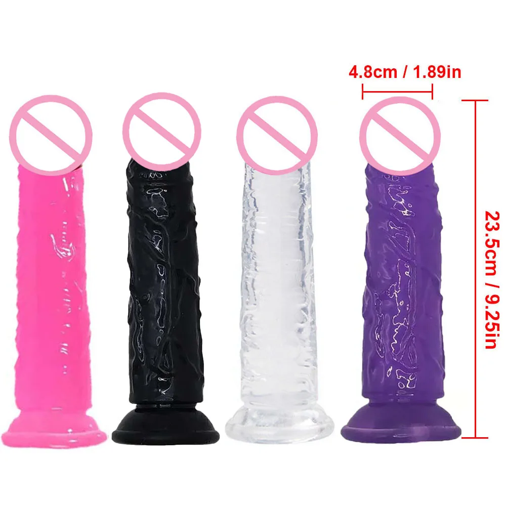 

Men 2024 Artificial Penis G-spot Simulation Realistic Dildos Erotic Jelly Dildo With Super Strong Suction Cup Sex Toys for Woman