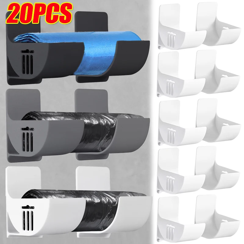 20/2pcs Trash Bags Shelf Holder Wall Mounted Garbage Bag Container Dispenser Plastic Wrap Storage Box Organizer For Home Kitchen 20/2pcs Trash Bags Shelf Holder Wall Mounted Garbage Bag Container Dispenser Plastic Wrap Storage Box Organizer For Home Kitchen