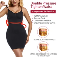 Robe à bretelles pour femmes, nouvelle robe cintrée, Sexy, contrôle du ventre, slip complet, respirant, modelant le corps, Slim, grande taille, S-3XL 5