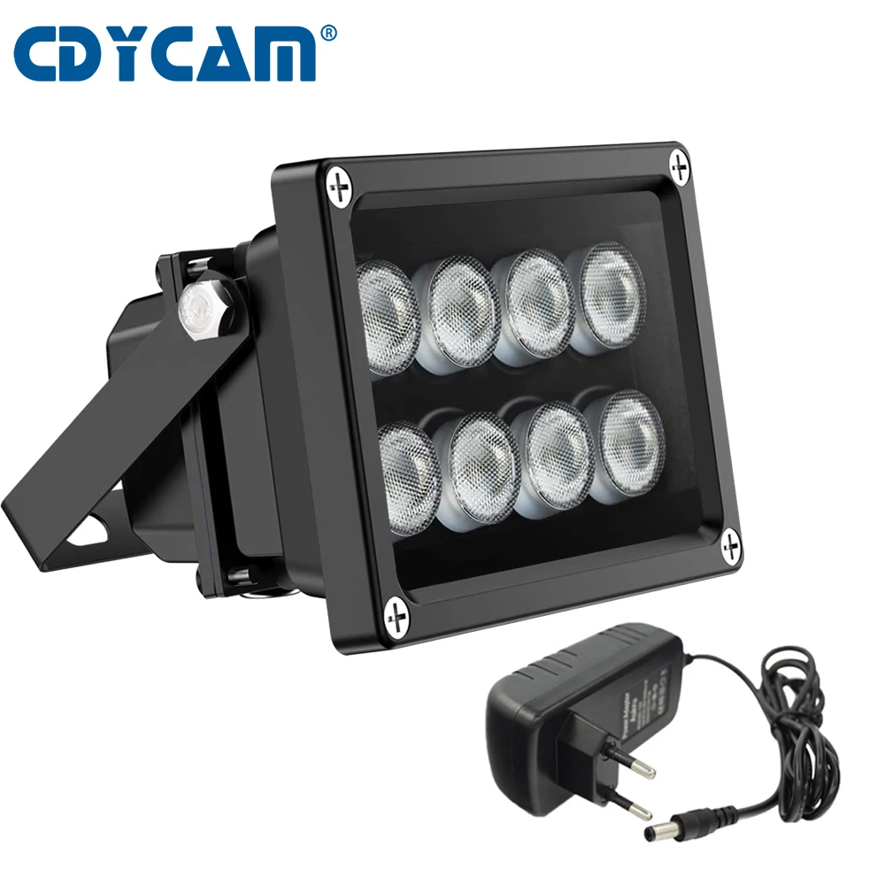 Illuminateur IR 48 LEDs – Infrarouge Pour Vision Nocturne – Sécurité Vidéosurveillance – Neuf