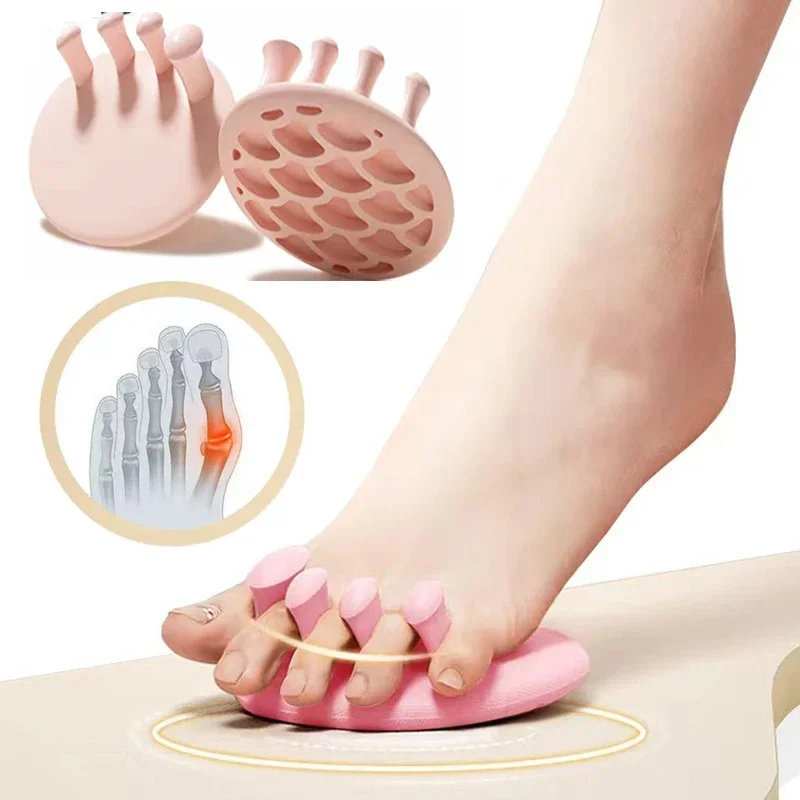 Arch Foot Trainer Fitness Leg Toes Plantar Function Exerciser Thumb Valgus Corrector Toe Splints Buttocks Arch Trainer 1 Pair