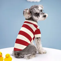 Polo pour chien, vêtements d'été décontractés pour petits et grands chiens, T-Shirt pour chats, Chihuahua, carlin, Costumes, chemises Yorkshire 5