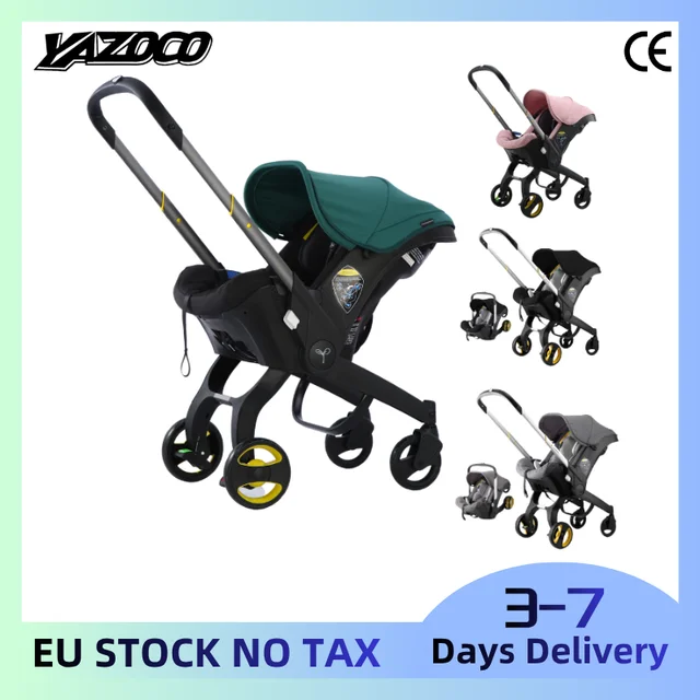 Poussette Bébé Ultra-Légère et Portable avec Fonction Anti-Choc Haute Performance pour Nouveau-nés jusqu'à 4 Ans, Idéale pour les Voyages 1